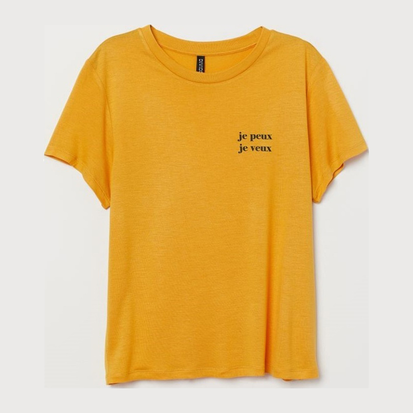 

Футболка H&M 060698273 M Желтая