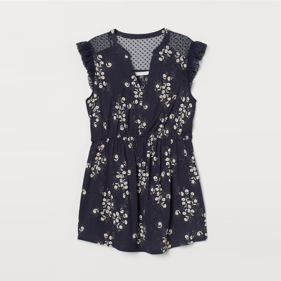 

Блуза для беременных H&M 060776697 L Темно-синяя