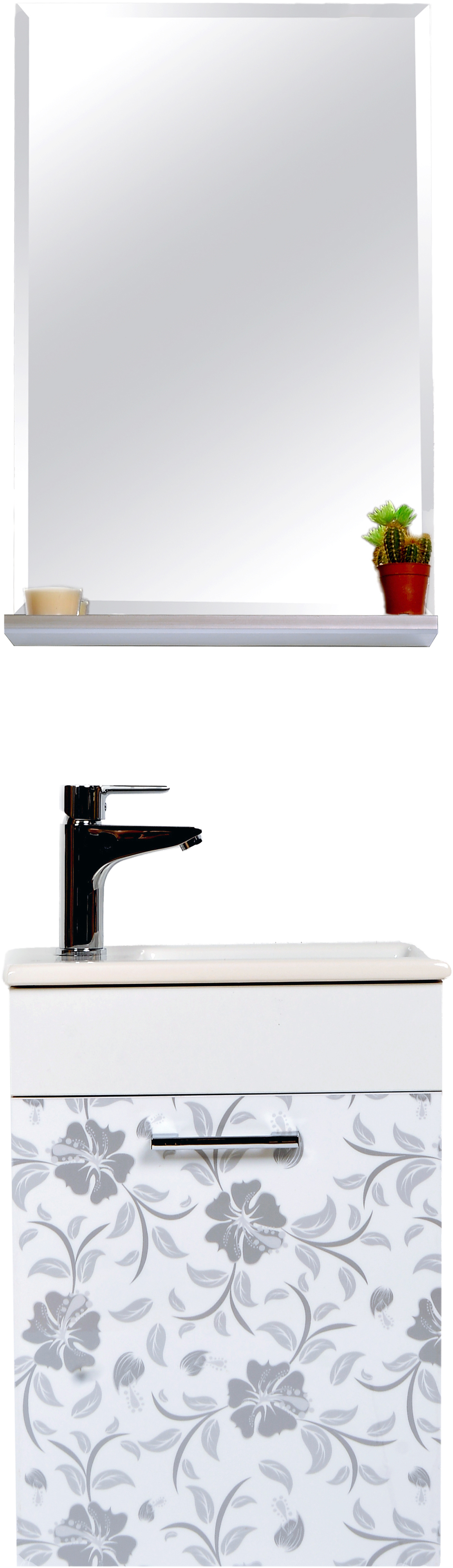 

Комплект мебели ANKA PLUS Patara с тумбой и умывальником + зеркало White 0200AH65R