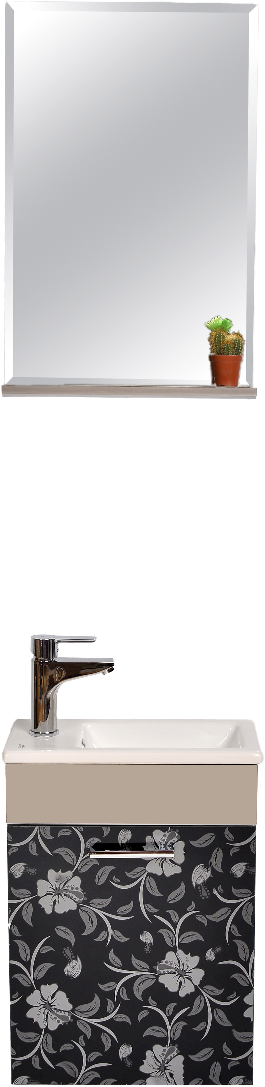 

Комплект мебели ANKA PLUS Patara с тумбой и умывальником + зеркало Black 0200BH64R