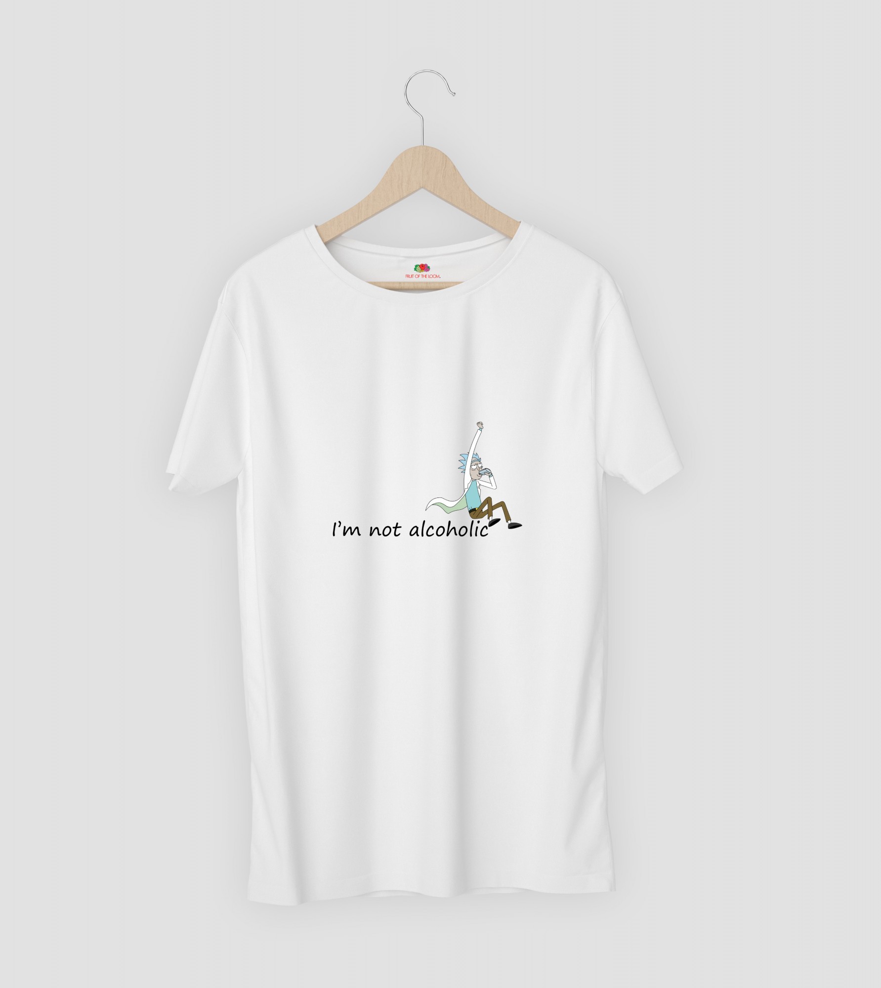 

Футболка с принтом Fruit of the loom Im not alcoholic от Точка белая Мужская L