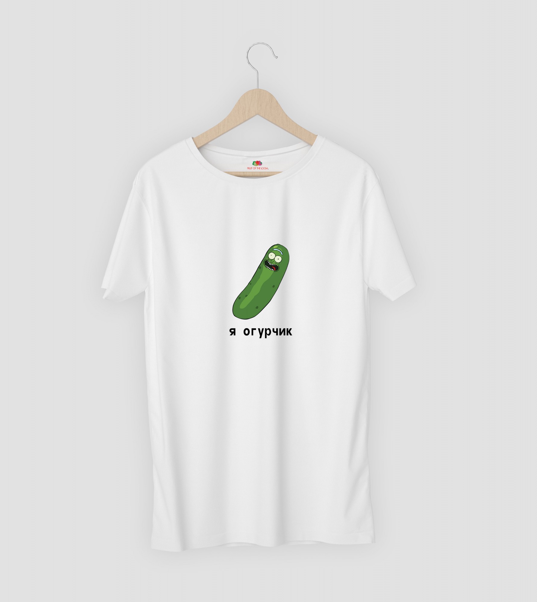 

Футболка с принтом Fruit of the loom Я огурчик от Точка белая Мужская, Футболка с принтом Fruit of the loom Я огурчик от Точка белая Мужская L