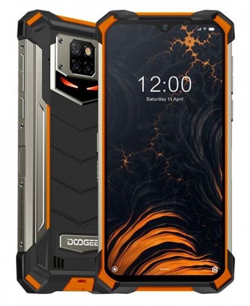 

Защищенный смартфон Doogee s88 plus ip68 8/128gb black-orange