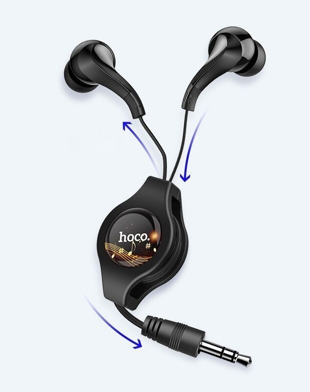 

Наушники Hoco Telescopic 3.5 mm для Android/ПК/планшетов black
