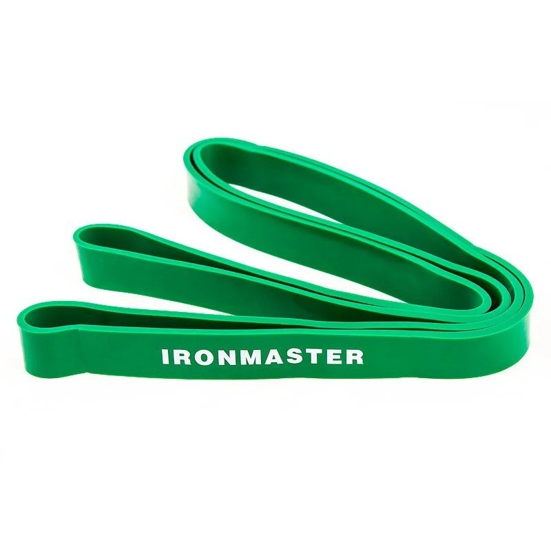 

Резинка для подтягивания 2,9см (лента сопротивления ) IronMaster Зеленый