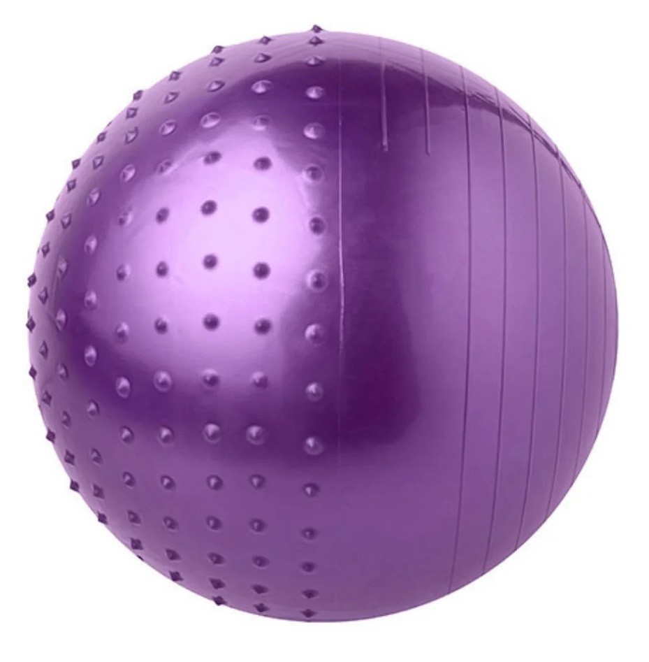 Гимнастический мяч fitball 75см полумассажный