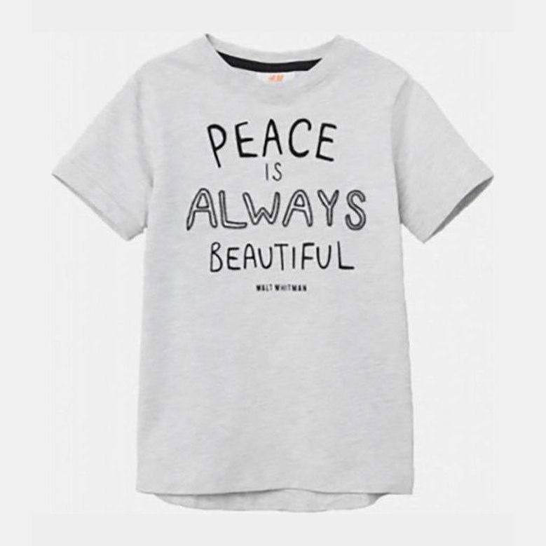 

Футболка H&M HOM91120 92 см Серая