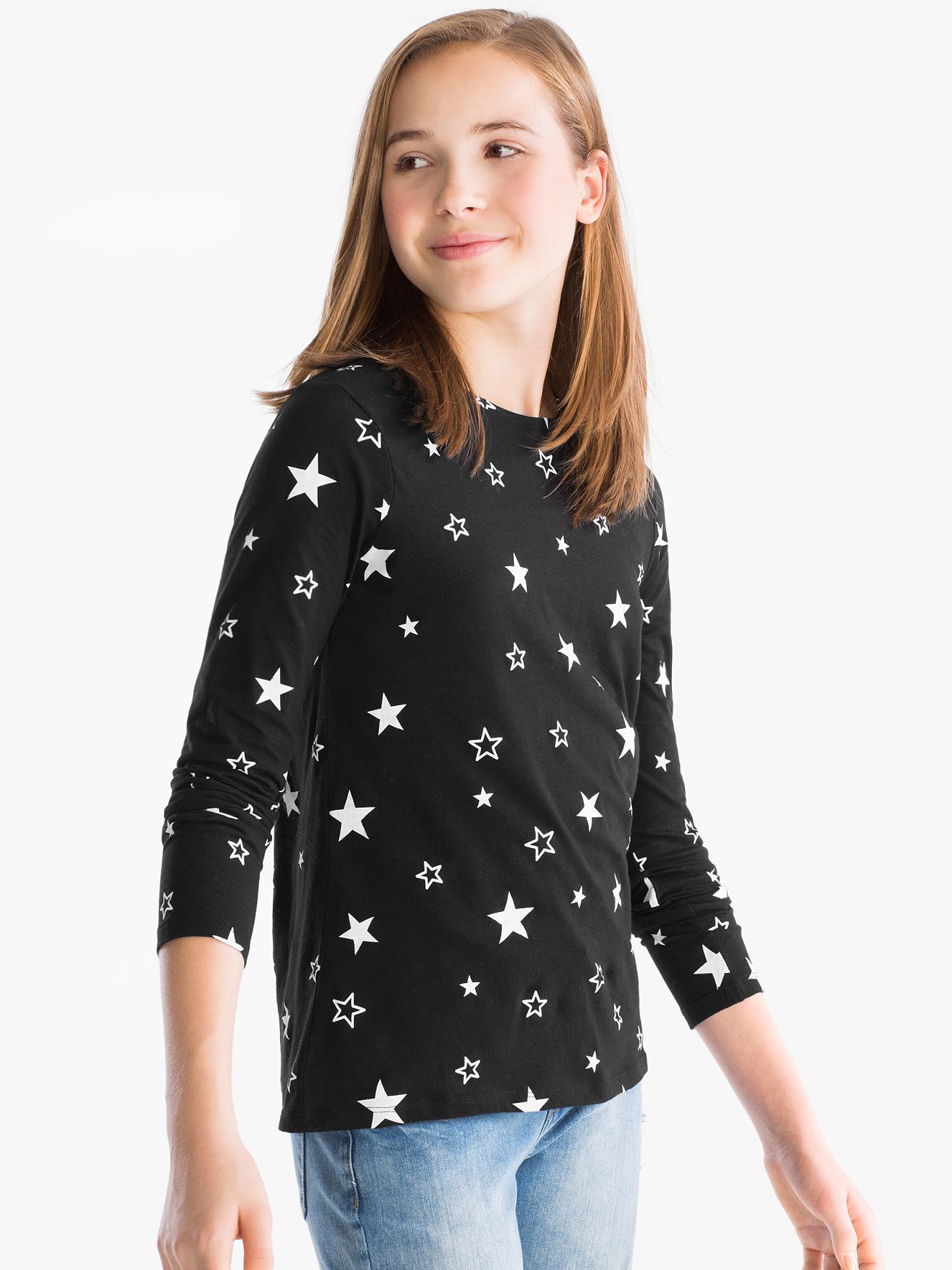 

Футболка с длинными рукавами C&A CA31067 146-152 см Черный/Комбинированный