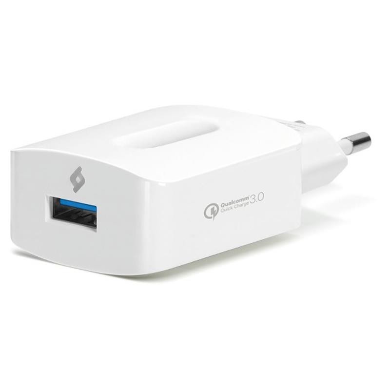 

Сетевое зарядное устройство Ttec SpeedCharger QC 3.0 USB 3A 18W White