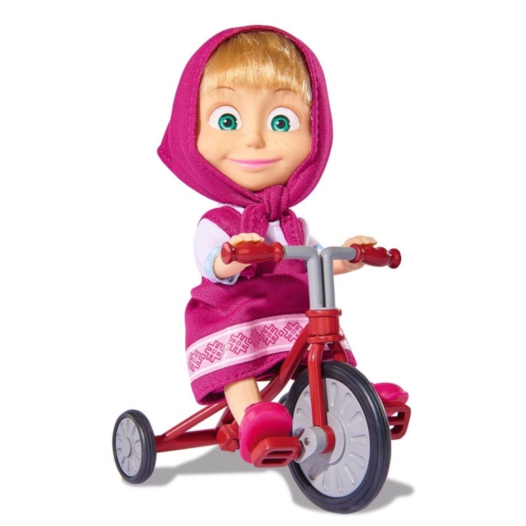

Кукла Маша на велосипеде. Маша и Медведь, Simba 13 см (20593)