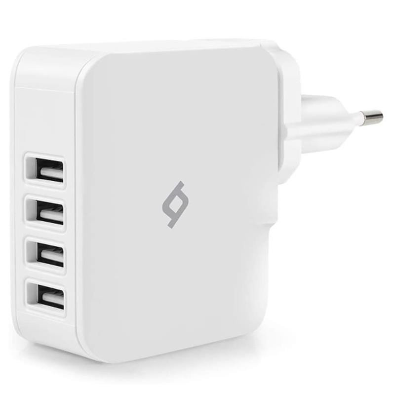 

Сетевое зарядное устройство Ttec Quattro 4хUSB 5.1A/25Вт White