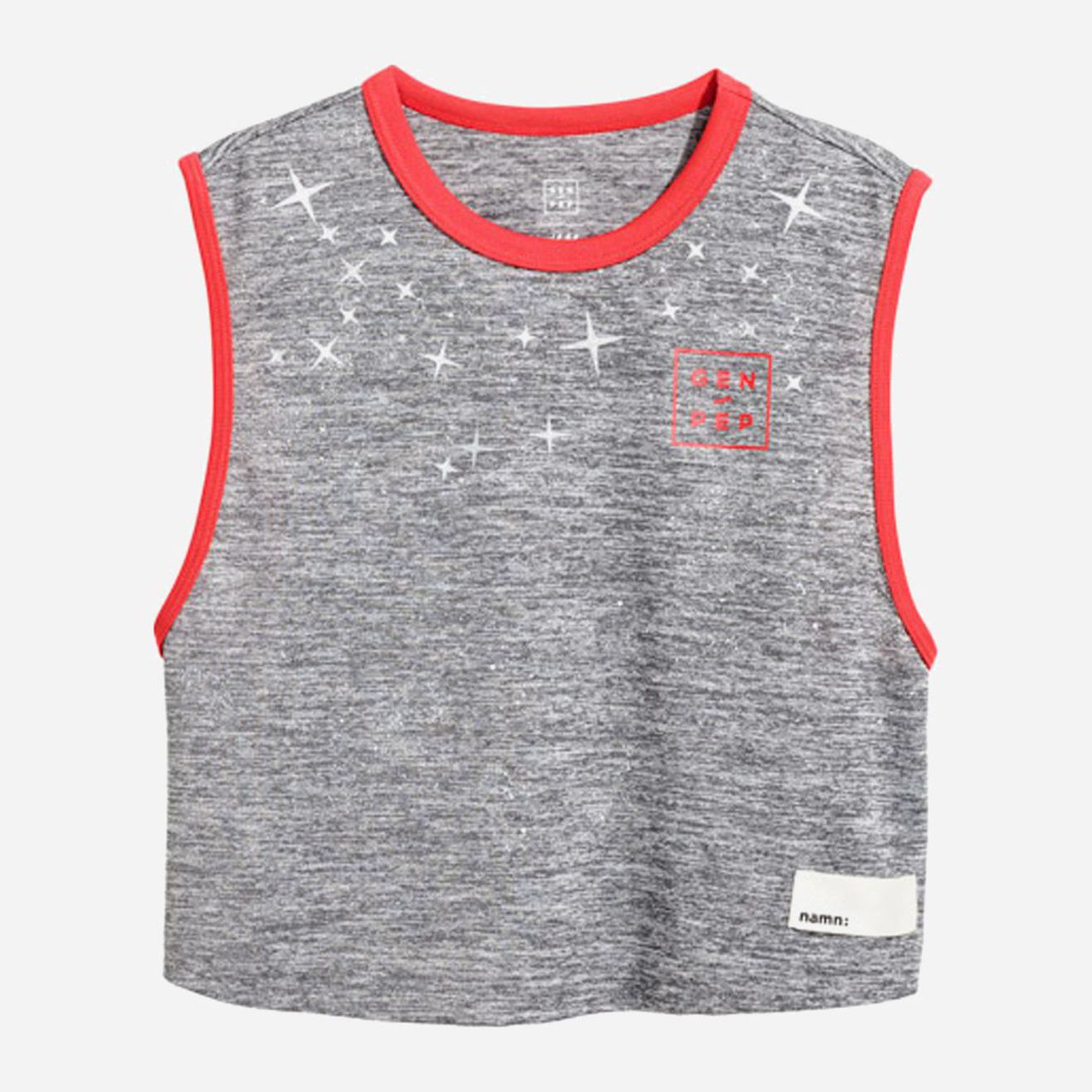 

Майка H&M HOM91398 170 см Серая