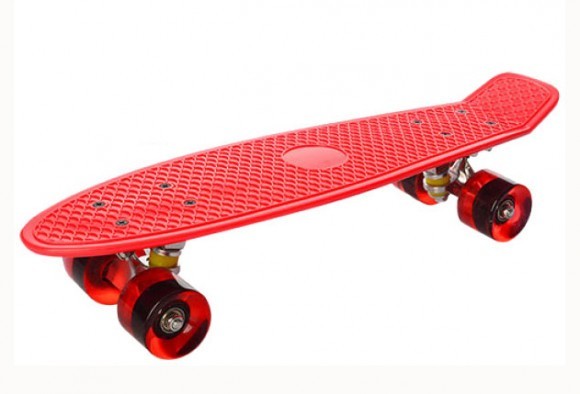 

Скейт Пенни борд Penny board Profi METR+ для детей и подростков Красный RL MS 0848-5