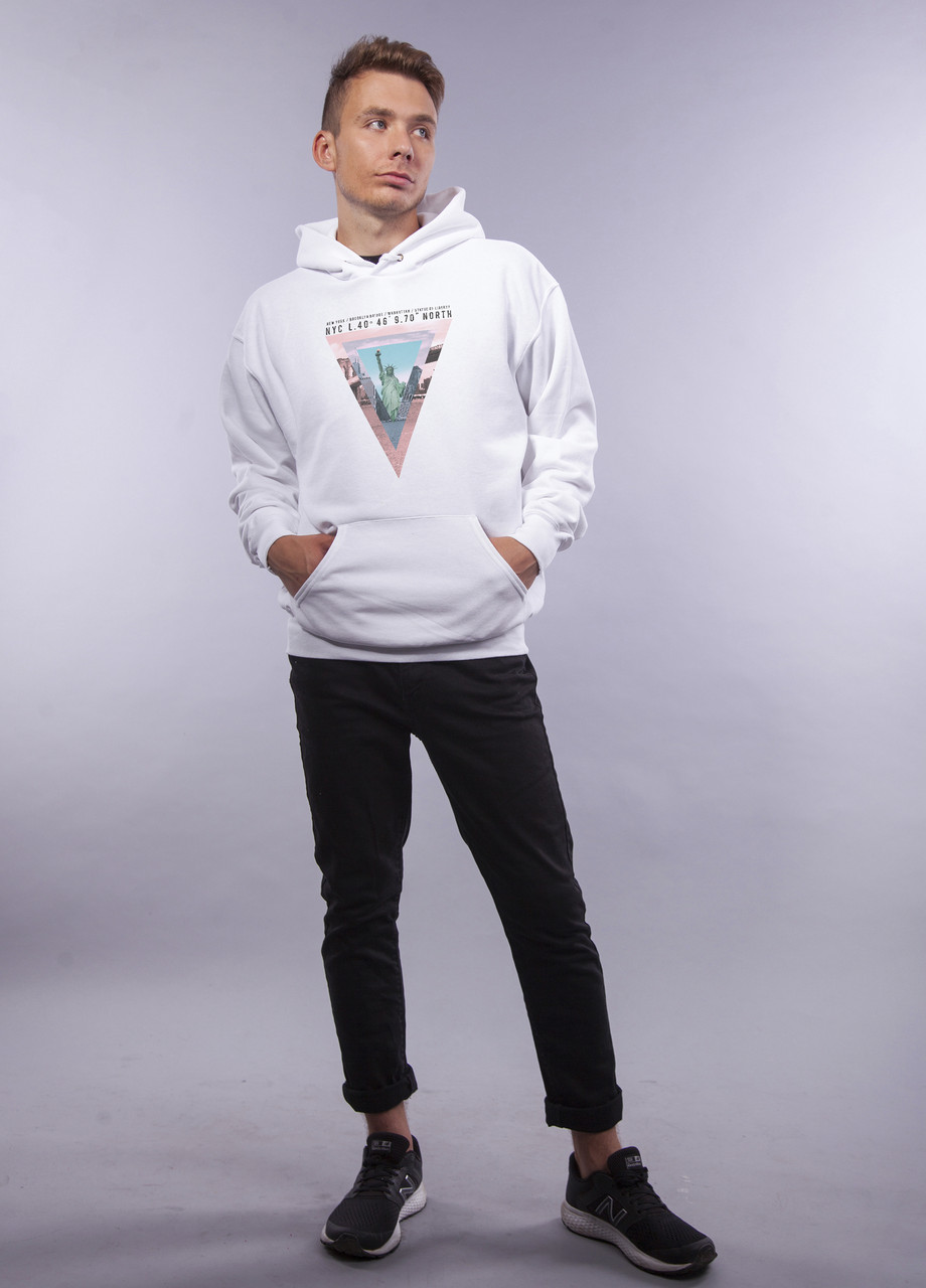 

Толстовка белая LOYS "NYC" XXL