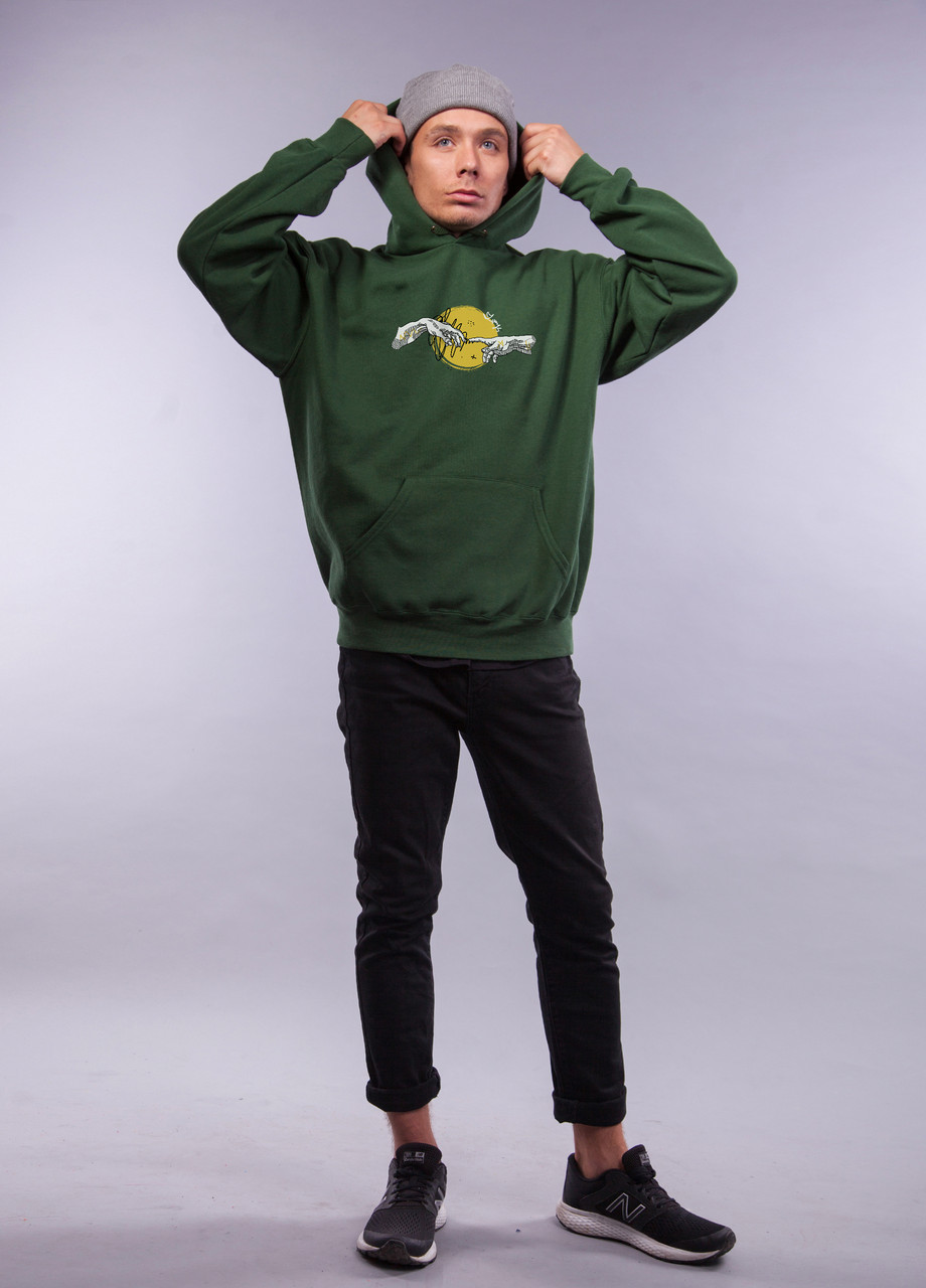 

Толстовка тёмно зелёная LOYS "Loys Hands" XXL