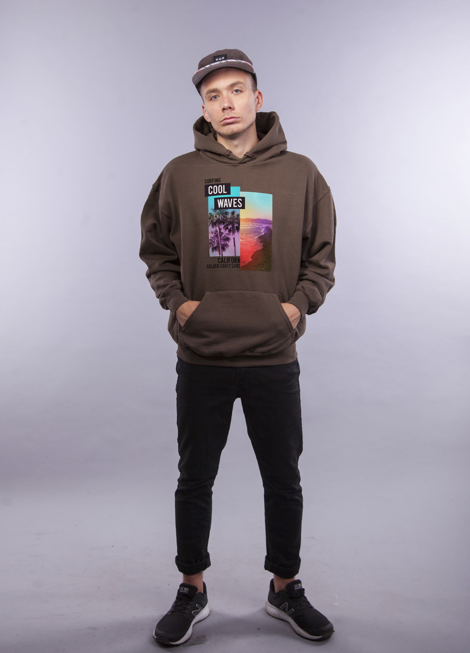 

Толстовка Шоколадная LOYS "Сool Waves" XXL