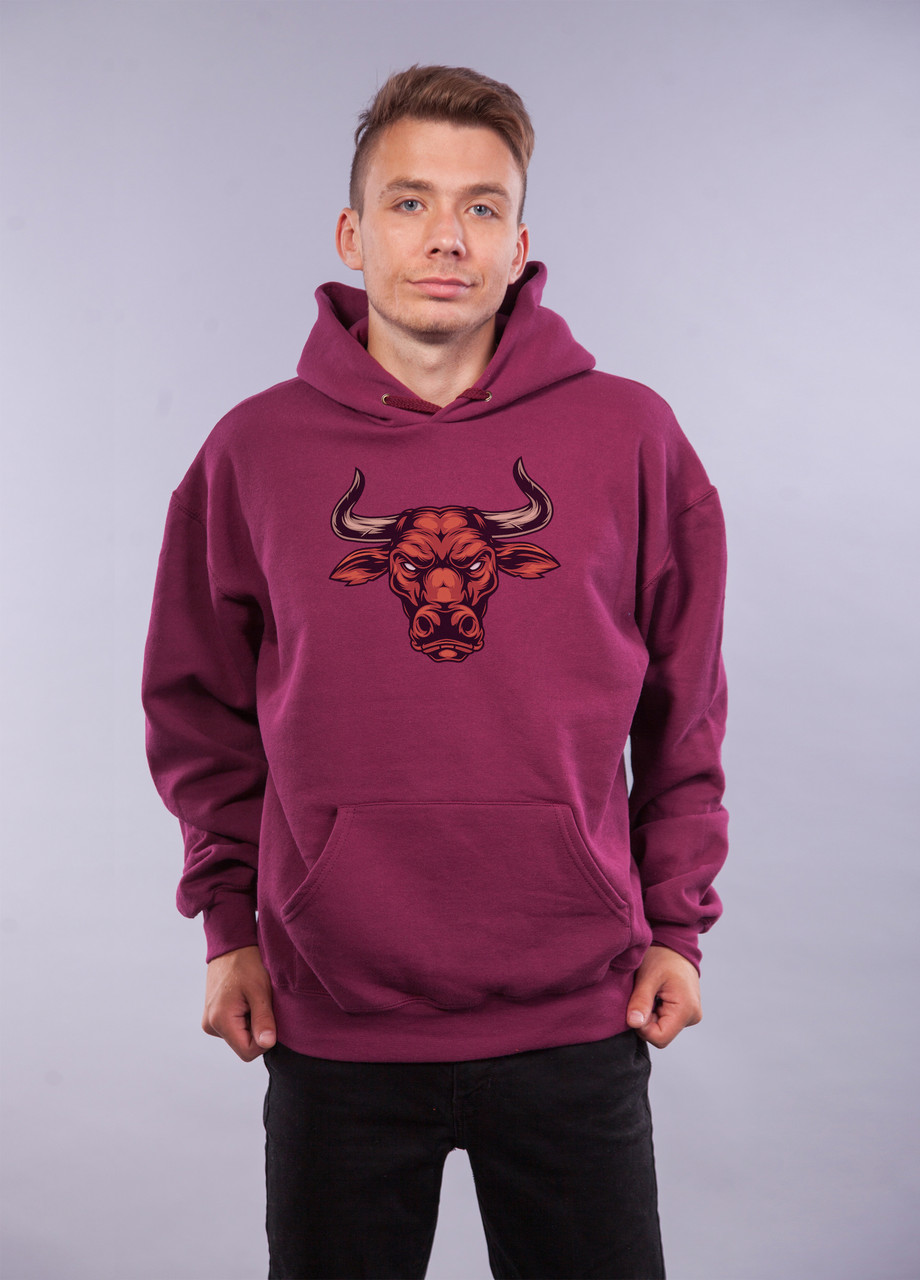 

Толстовка Бордовая LOYS "Bull" XXL