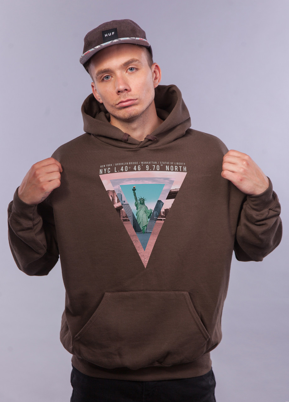 

Толстовка Шоколадная LOYS "NYC" XXL