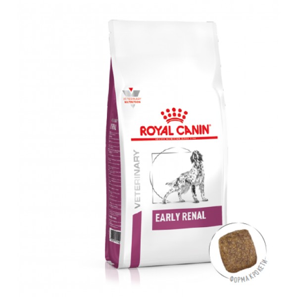

Сухой Корм Для Собак Поддержка Функций Почек Royal Canin Early Renal Canine 14 кг 1248140