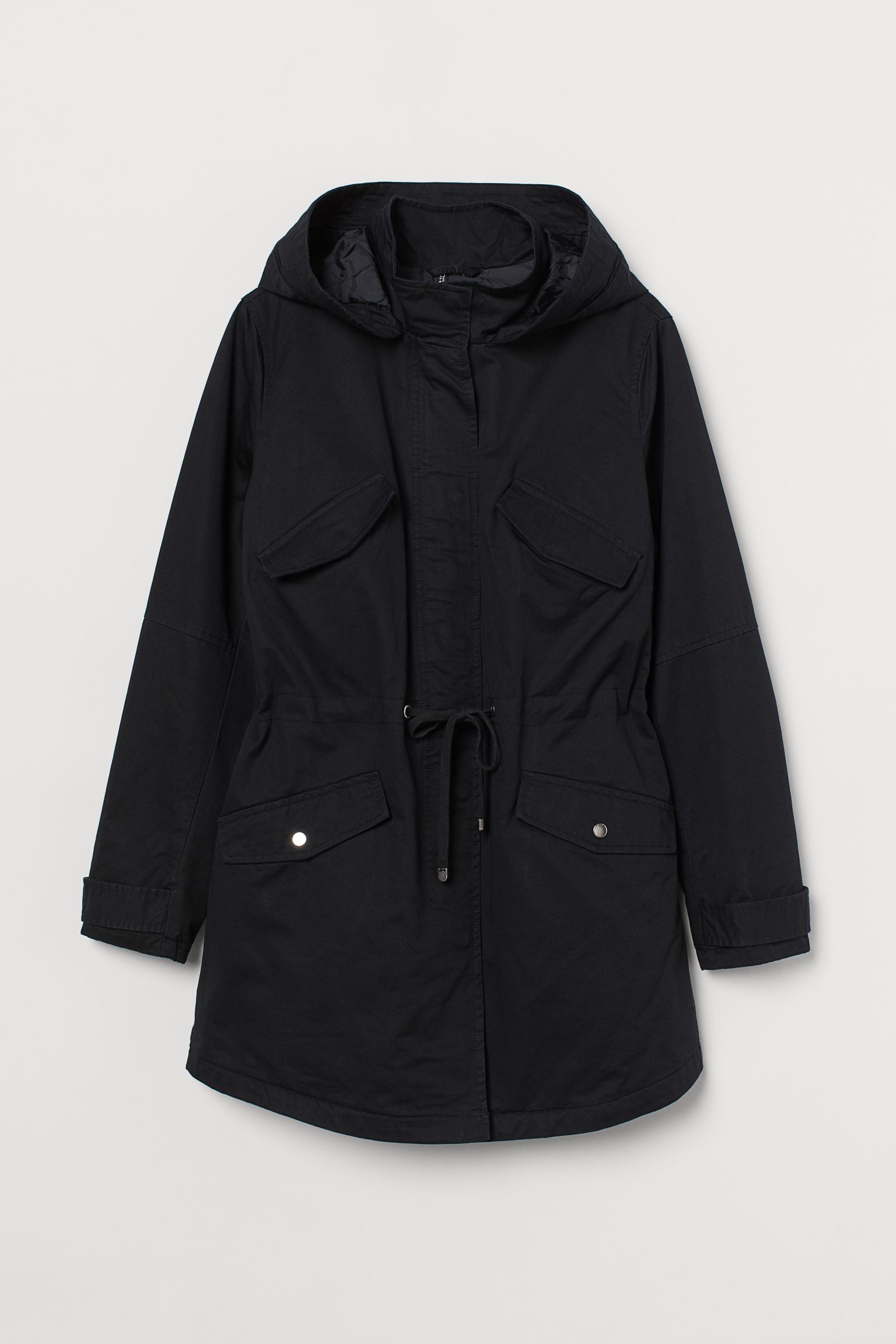 

Парка H&M  черный 13048819372, Парка H&M 3XL черный 13048819372