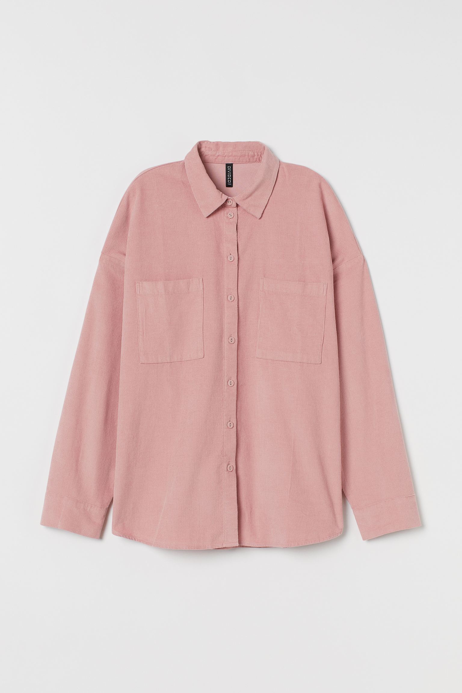

Рубашка H&M M бледно розовый 25048717102