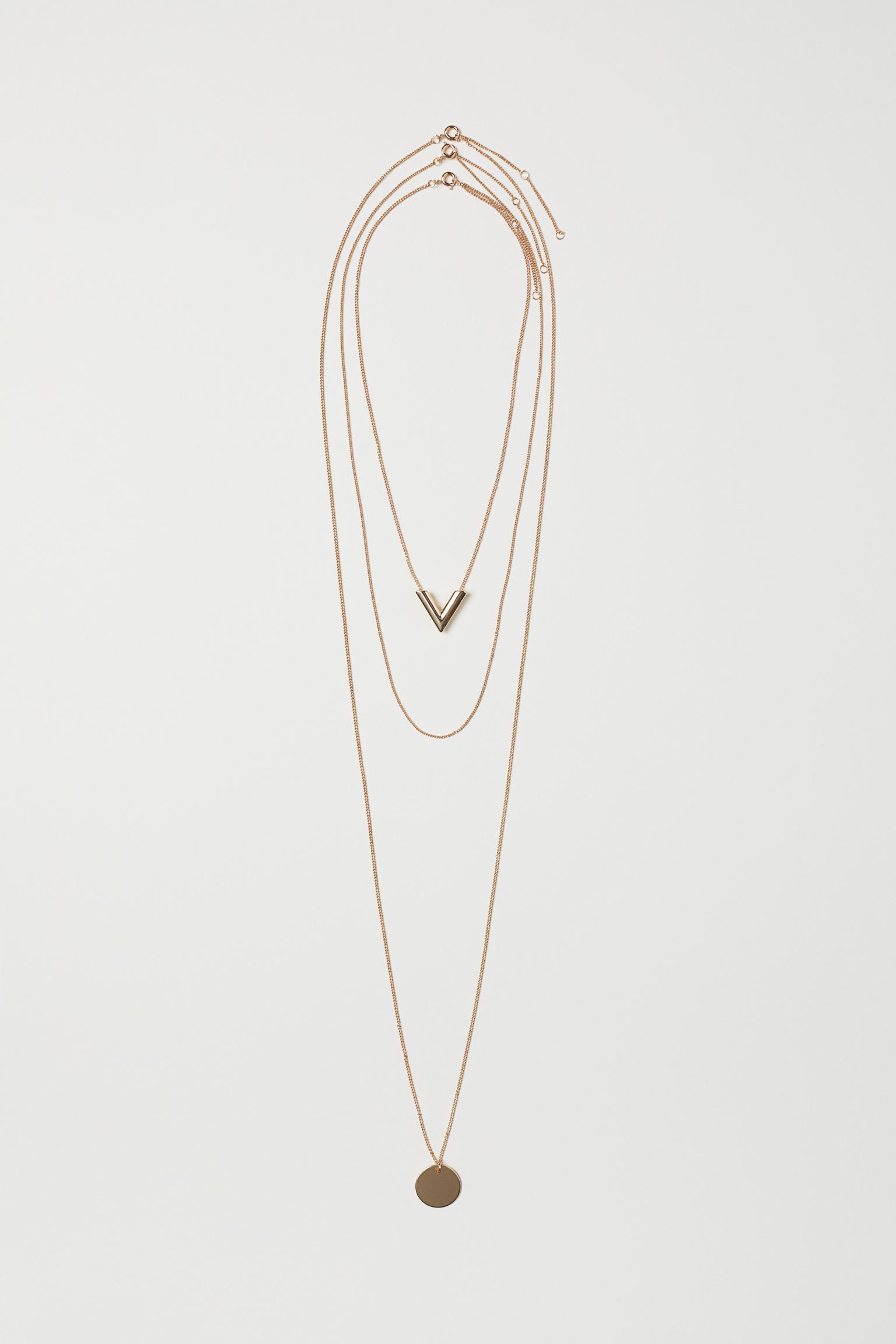 

Колье (3шт) H&M золотистый 303566147
