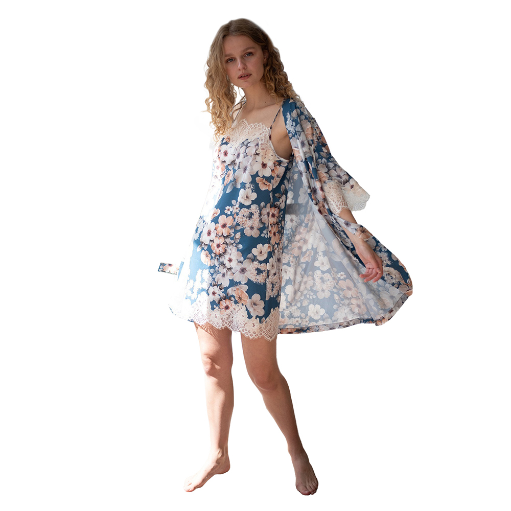 

Халат домашний женский SILENCE  Синий (036 Silence, Халат домашний женский SILENCE M Синий (036 Silence)