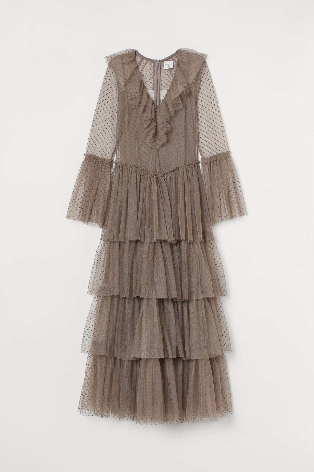 

Платье H&M x Sandra Mansour 38 кофейный 9042362dm