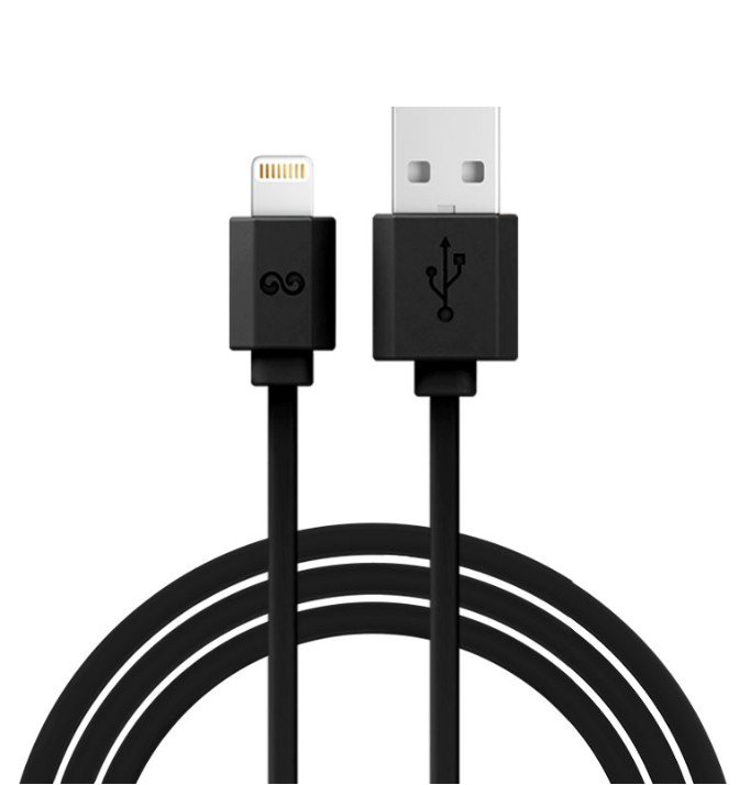 

Кабель Lightning iWalk Trione 2м, Black для iPhone/iPad/iPod