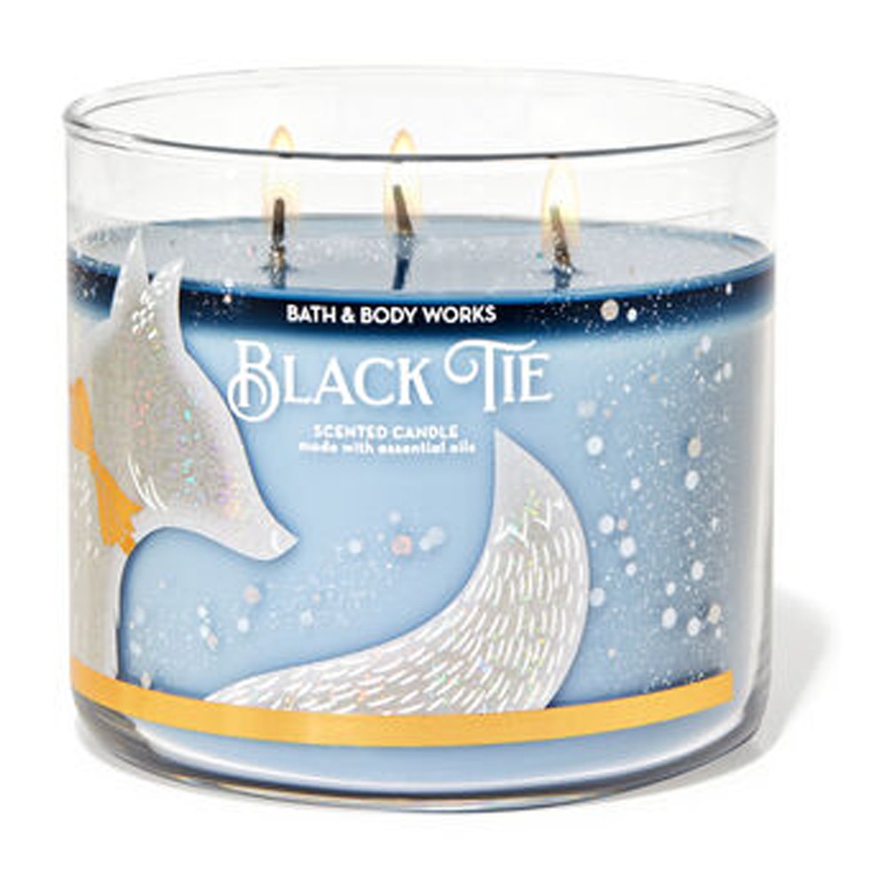 

Свеча ароматизированная Bath and Body Works BLACK TIE 3-Wick Candle 411 г