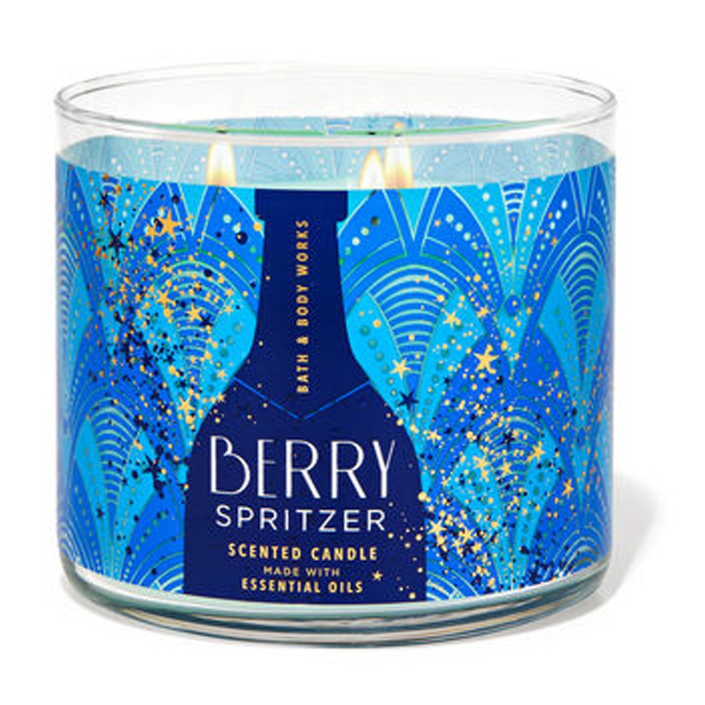 

Свеча ароматизированная Bath and Body Works BERRY SPRITZER 3-Wick Candle 411 г