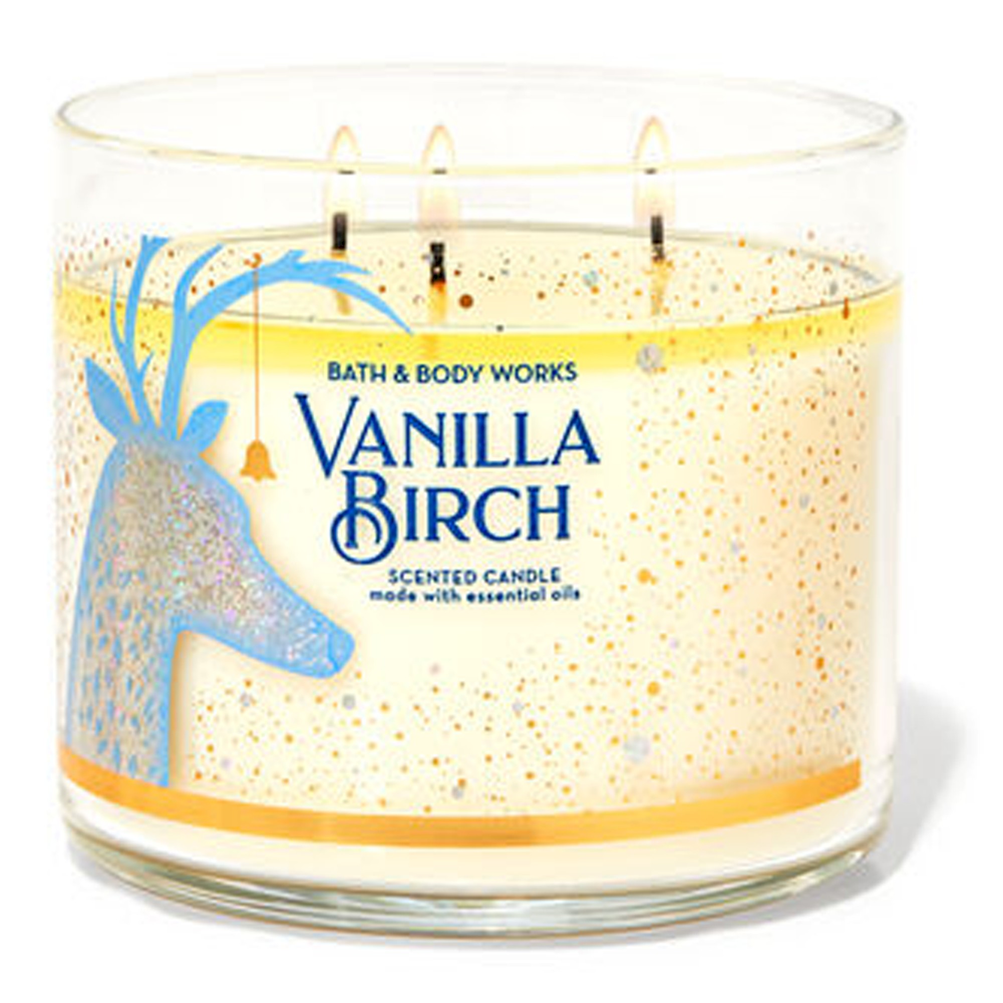 

Свеча ароматизированная Bath and Body Works VANILLA BIRCH 3-Wick Candle 411 г