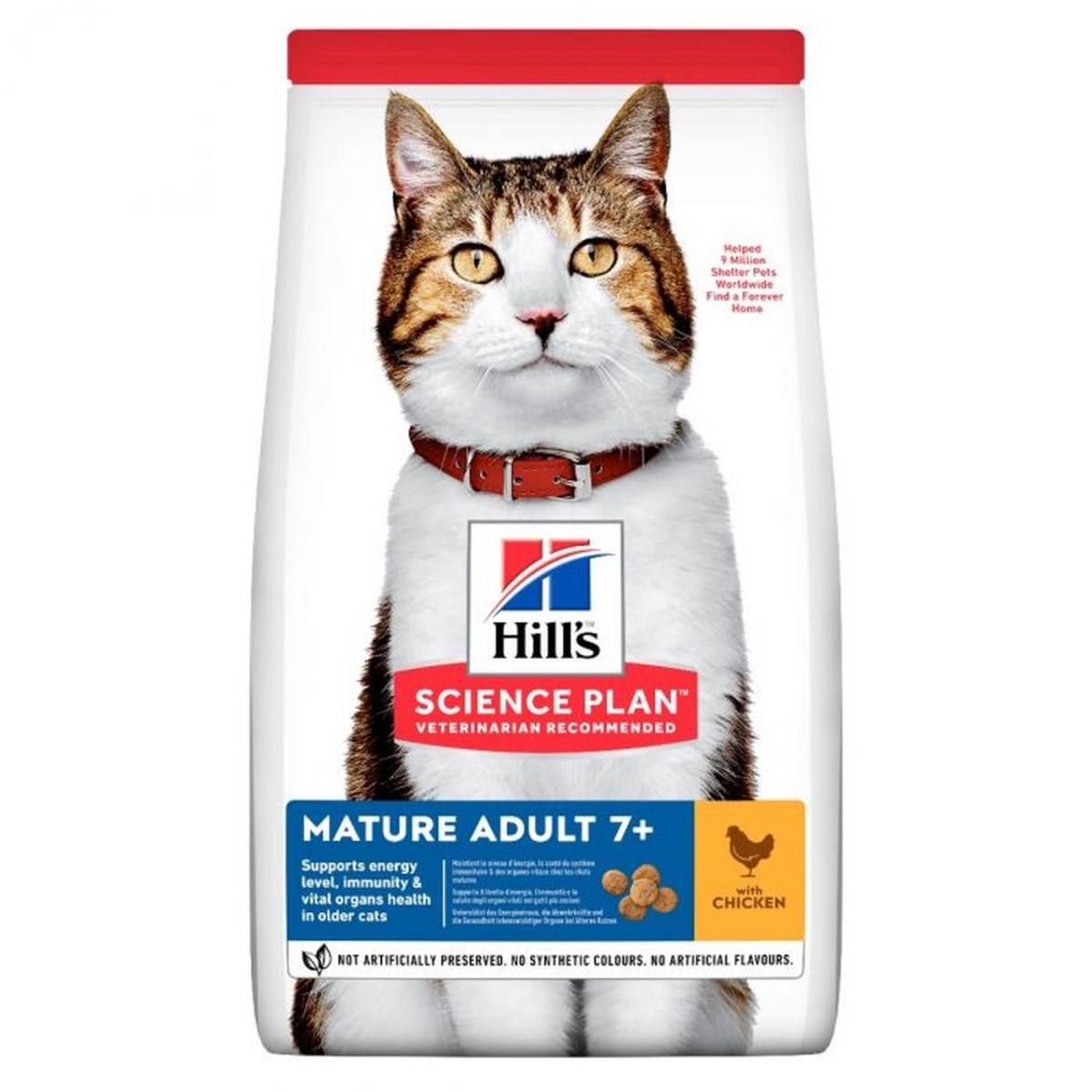 

Сухой корм для котов Hills Mature Adult 7+ Active Longevity with Chicken 3 кг