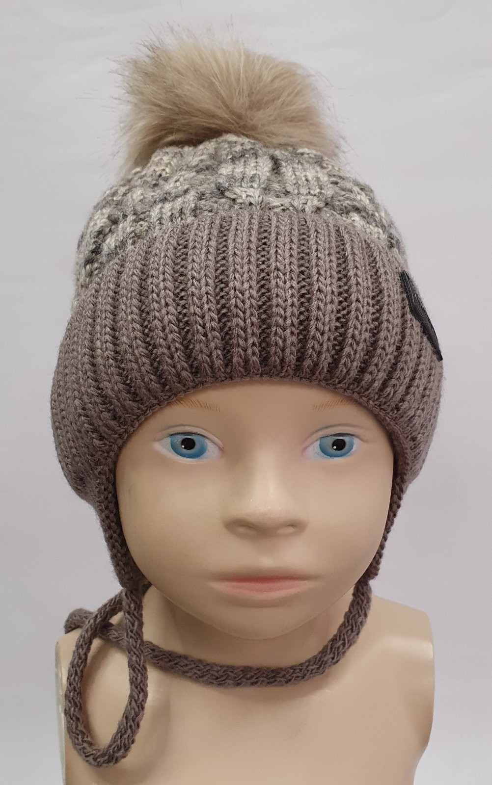 

Шапка Alex for kids "Марк" размер  - 52см, флис, кофейного цвета, D568, Шапка Alex for kids "Марк" размер 48 - 52см, флис, кофейного цвета, D568