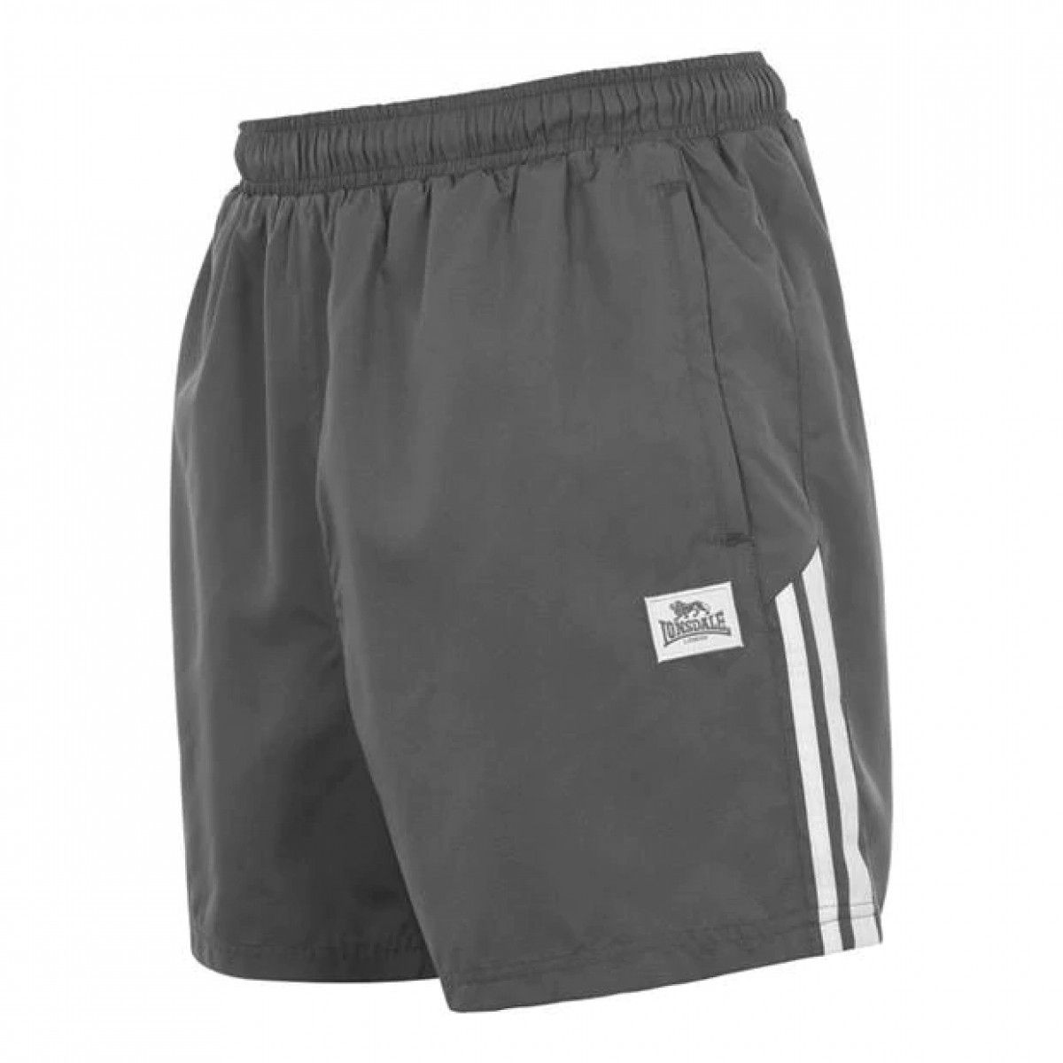 

Шорты Lonsdale 2 Stripe Woven Charcoal/White, XXL (52)