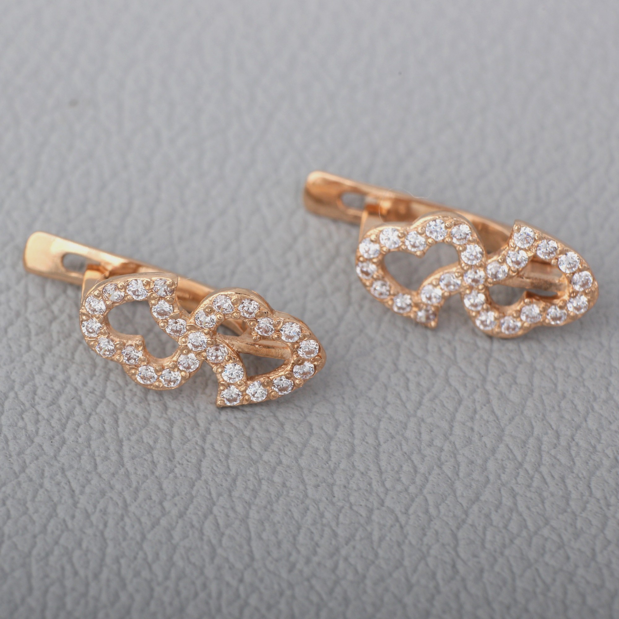 

Серьги из золота с куб. циркониями Г41044