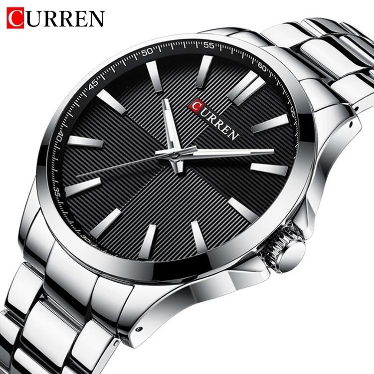 

Часы наручные Curren 8322 Silver-Black 1008-0182