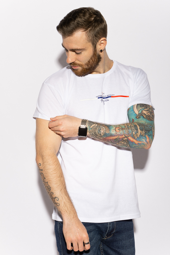 

Футболка с круглым вырезом Time of Style 85F399 XXL Белый
