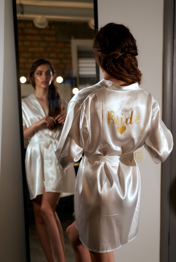 

Халат Lina's boudoir XX-027  молоко, Халат Lina's boudoir XX-027 XL молоко