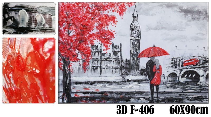 

Картина на холсте SvitArt 3D 60х90 см F-406