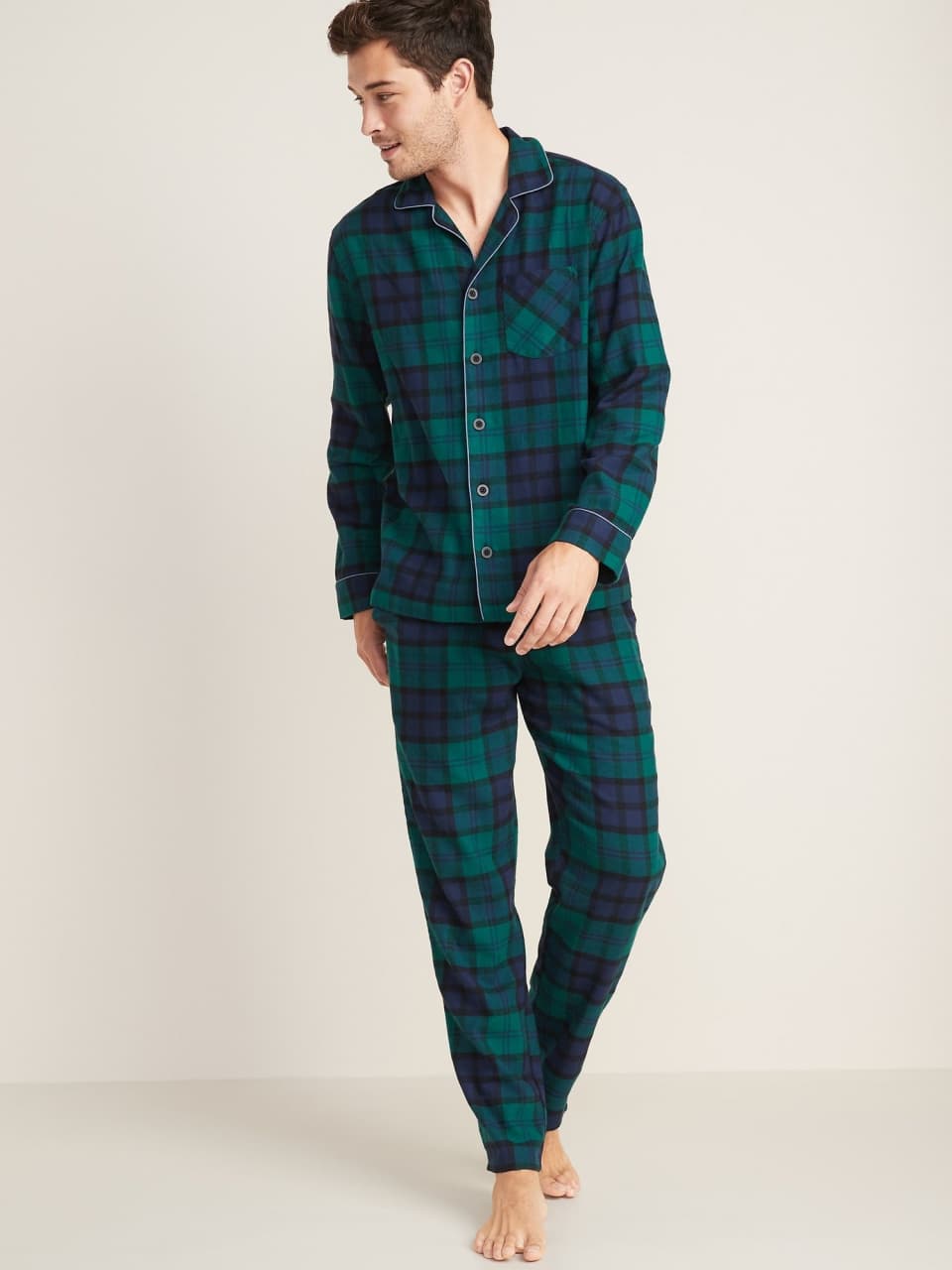 

Пижама Old Navy 622183025 L Зеленый/Синий
