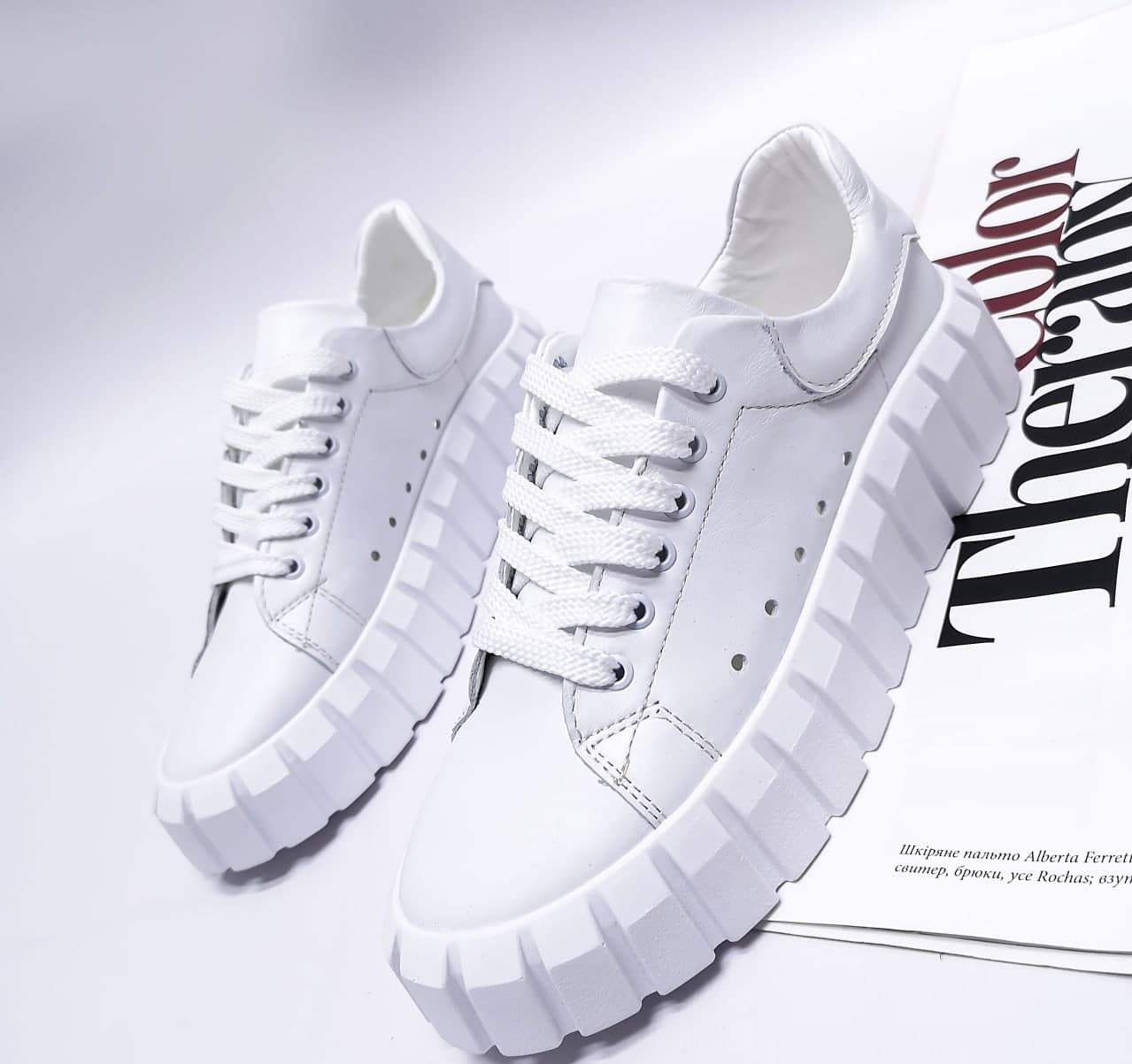 

Женские кеды Alma Verum 39 25.5см Белые W263 натуральная кожа