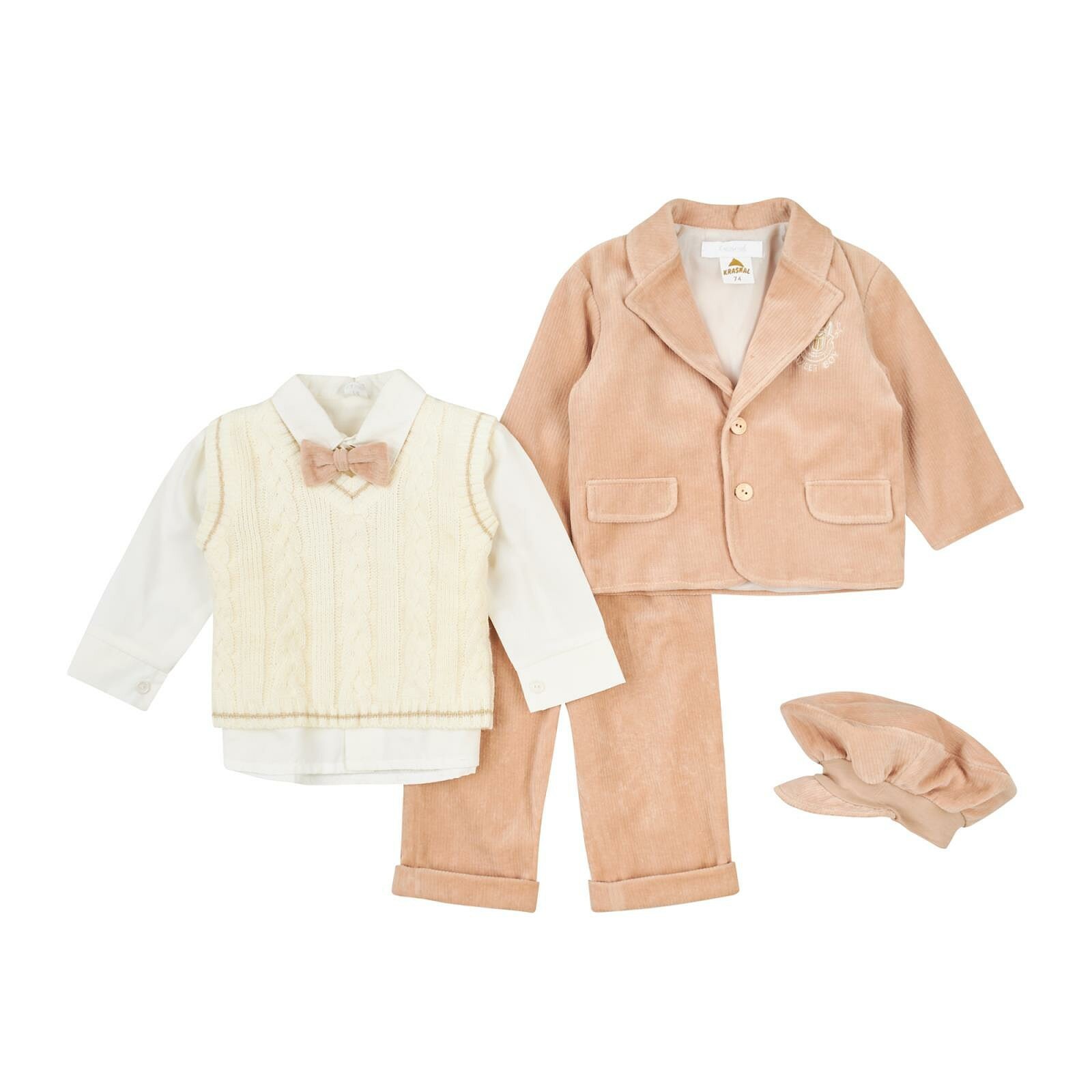 

Комплект (6 пр.) KRASNAL WA-003 68 р бежевый велюр под бархат (2957750624865)