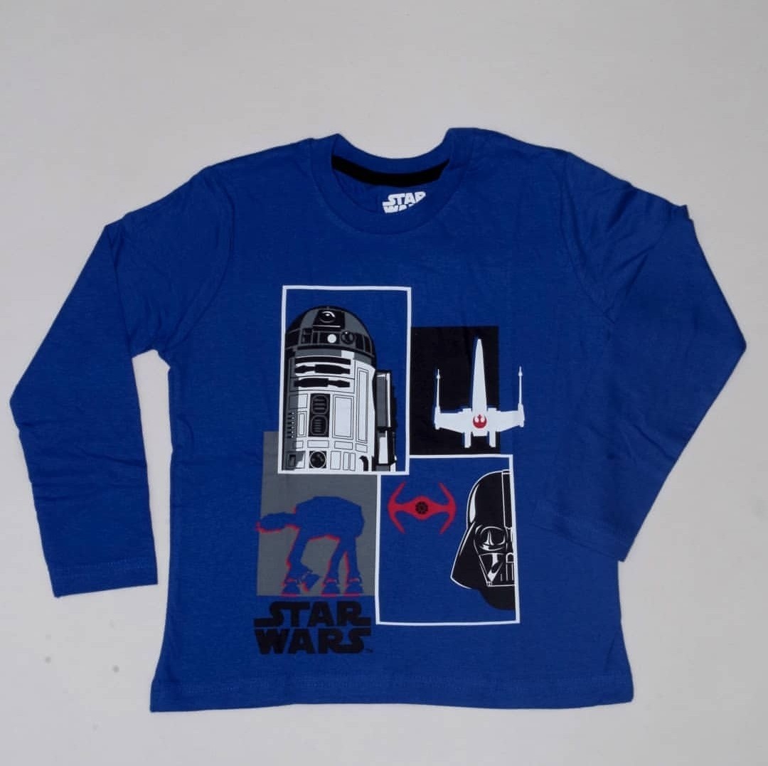 

Футболка з довгим рукавом Star wars 2001032400G 98-104 cм Синя (2001032400)