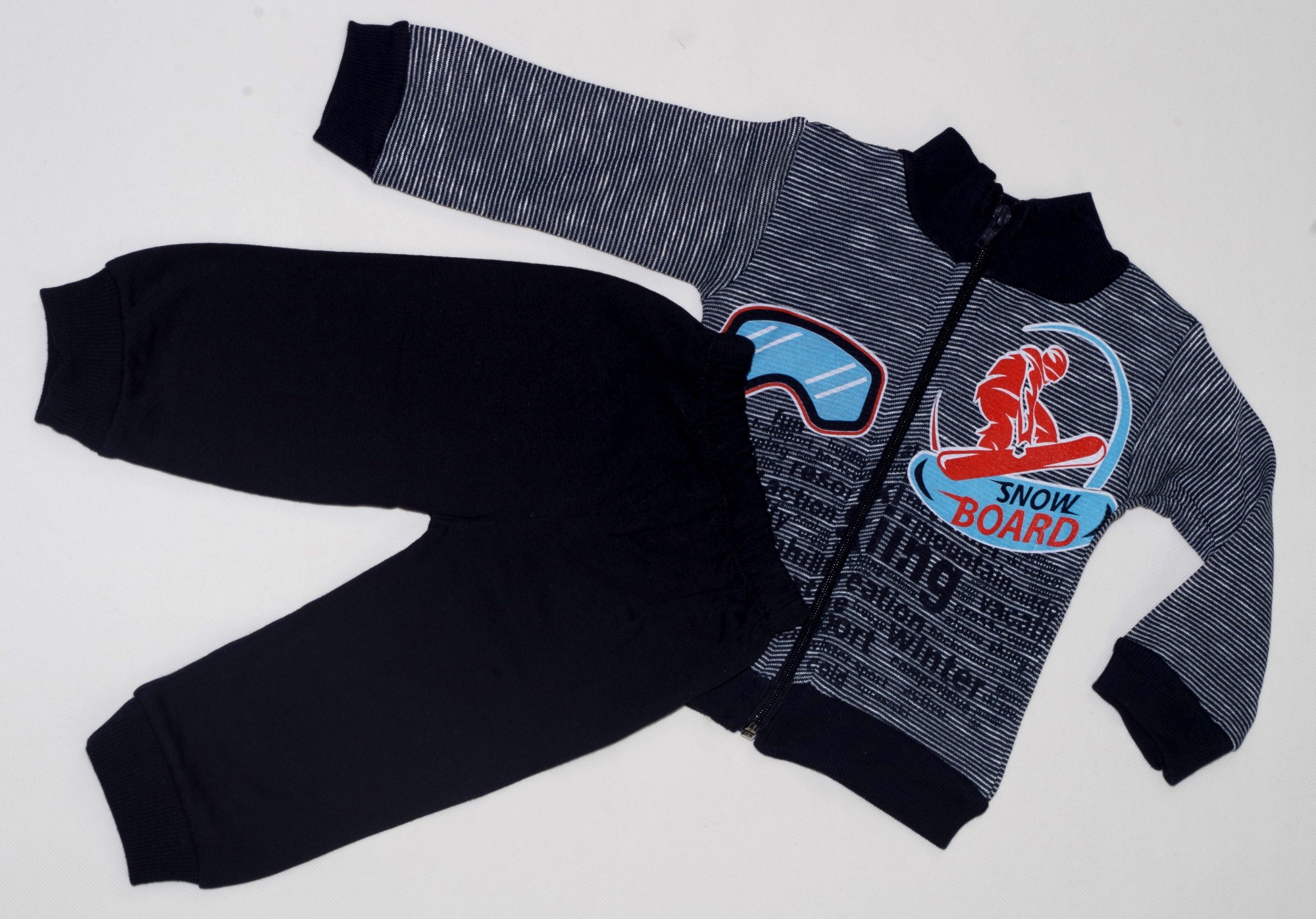 

Спортивний костюм Kids Ciub 115 62-68 см Серый с темно синим