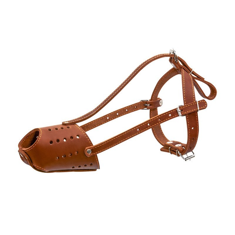 

Намордник CoLLaR кожа коричневый доберман 06216 (2006216000009)