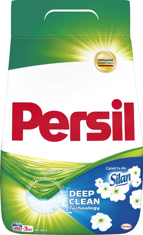

Стиральный порошок Persil с жемчужинами свежести от Silan 3 кг
