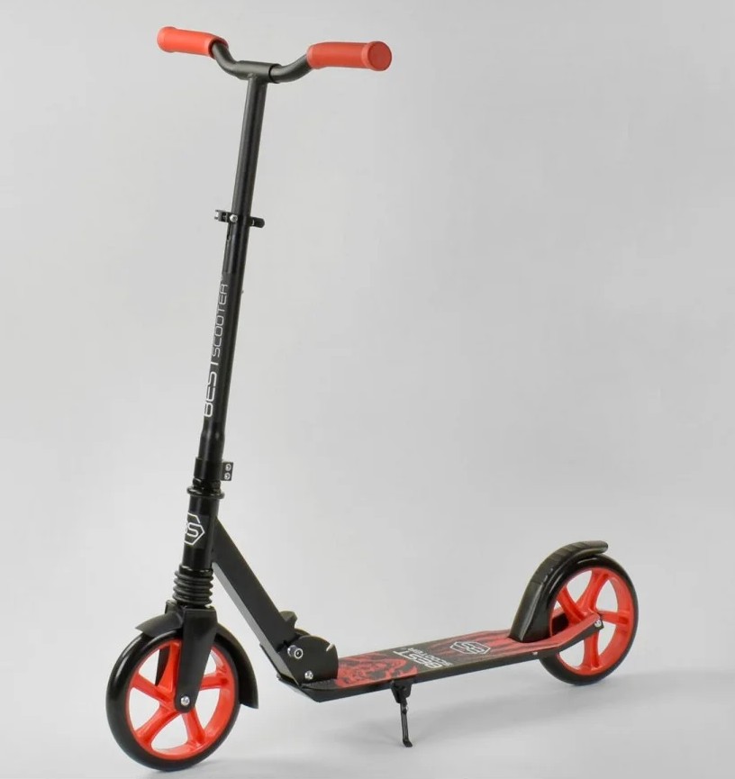 

Самокат двухколесный 52738 "Best Scooter" "WOLF" колеса PU - 20 см, 1 амортизатор, складной