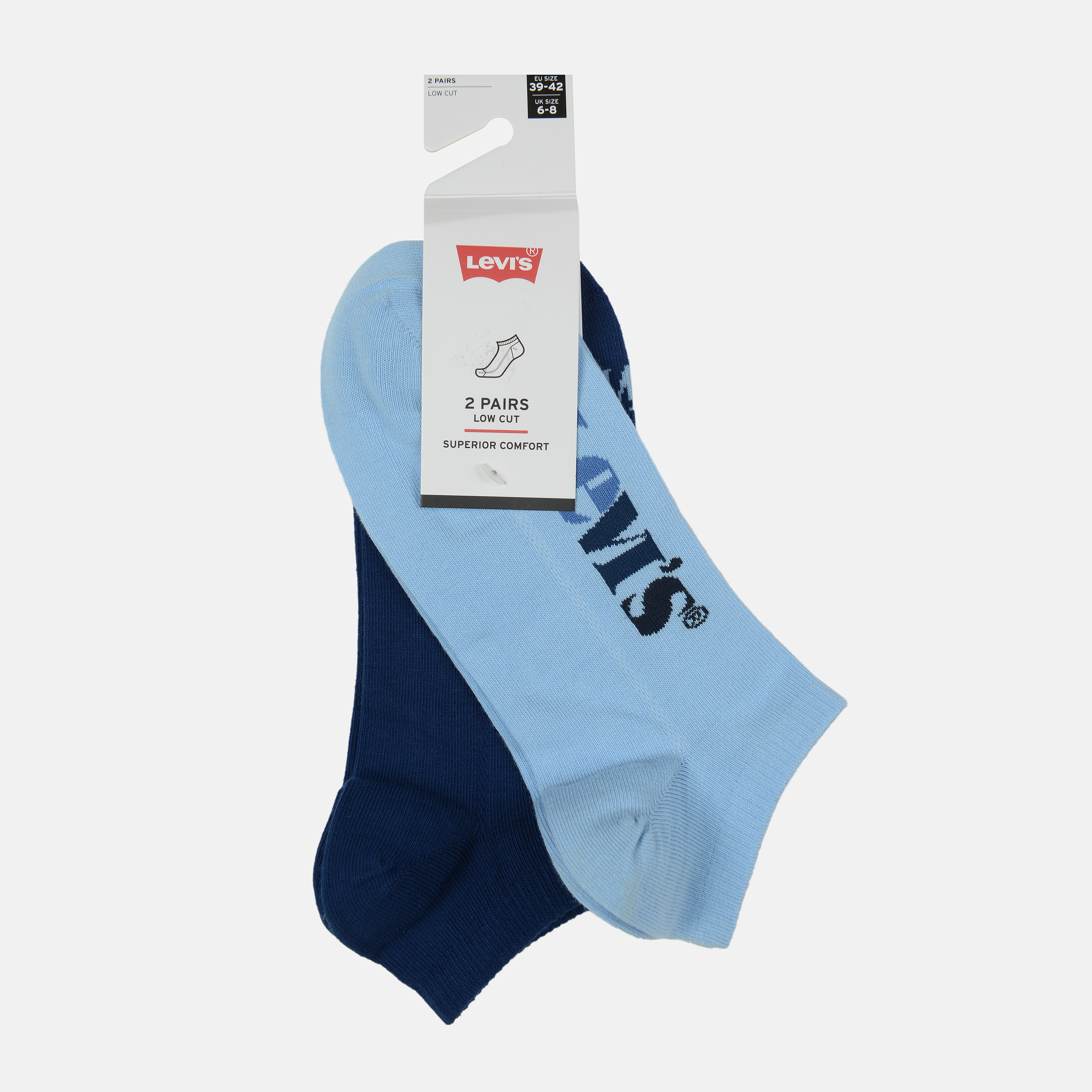 

Набор носков Levi's 100002371-004 35-38 2 пары Blue Combo