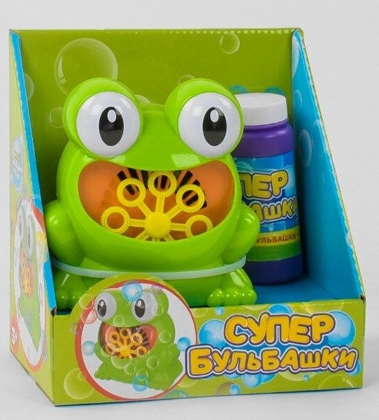 

Игровой набор Машина для мыльных пузырей Лягушка 23634 . Зелёная